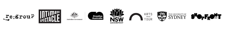 Producer and funding/supporter logos for re:group's production of POV